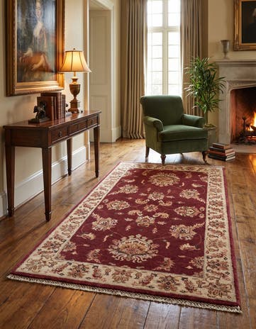 2' 11 x 5' 1 Hand Knotted Ziegler Rug