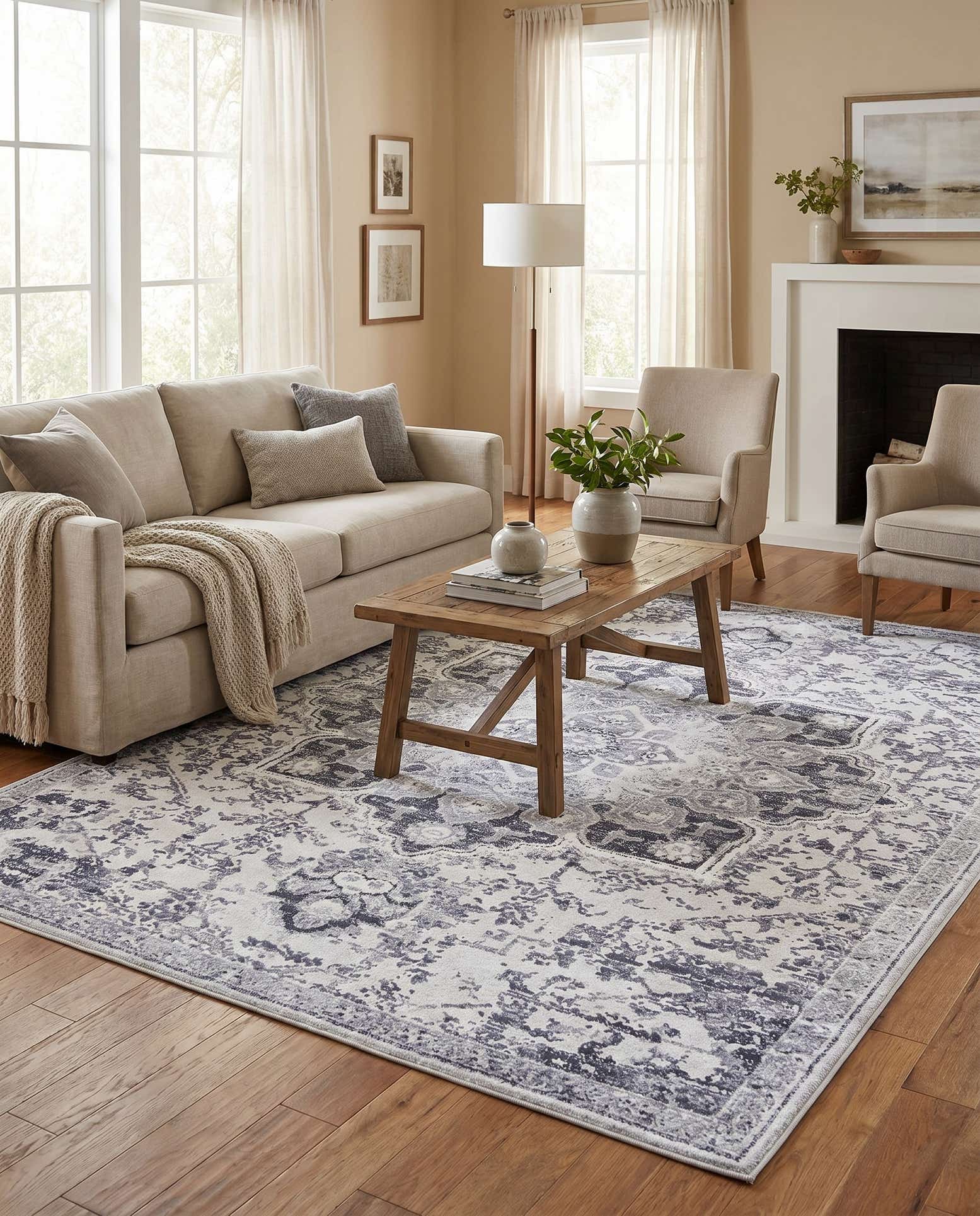 7' 10 x 10' Washable Renaissance Rug