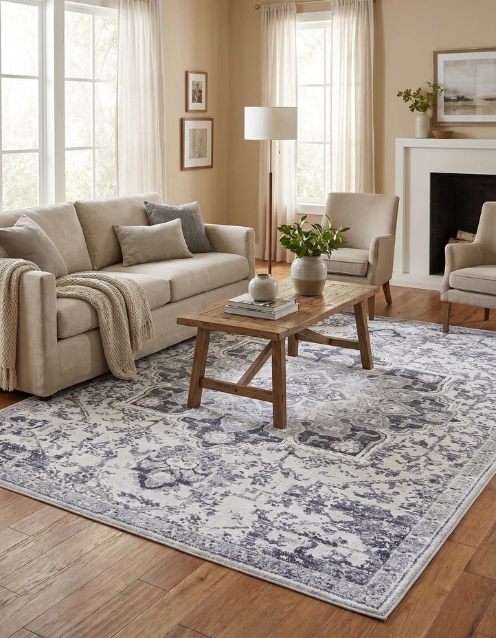 7' 10 x 10' Washable Francesca Rug