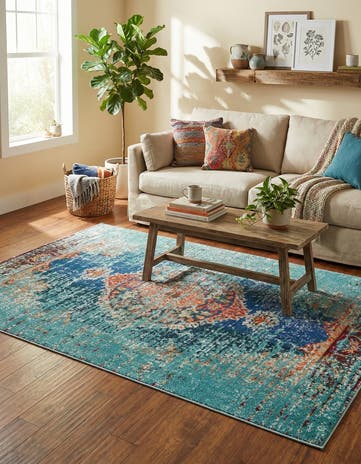 5' x 8' Washable Carnevale Rug