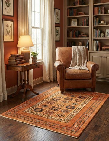 3' 7 x 4' 8 Kashkuli Wool Rug