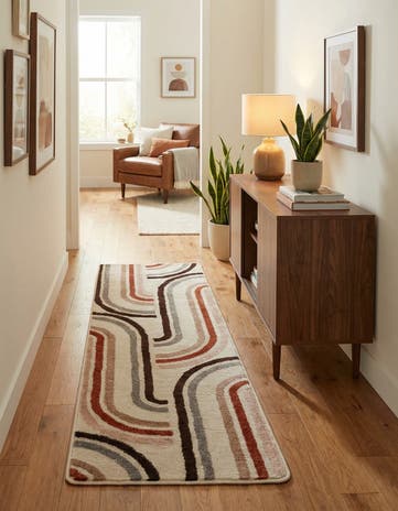 Ivory Charlotte Runner Rug