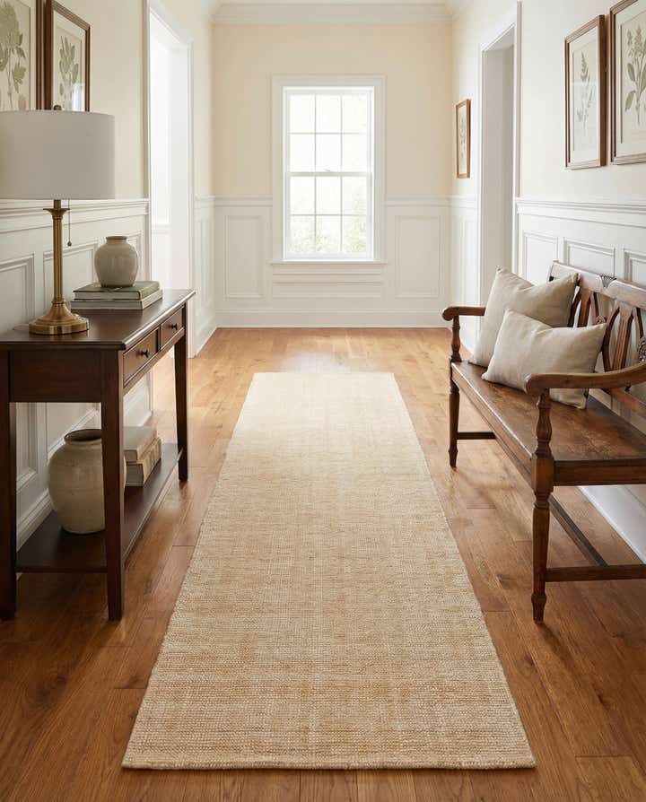 2' 7 x 12' Hand Woven Jill Zarin English Manor Wool Runner Rug