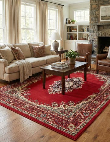 Red Amaya Rug