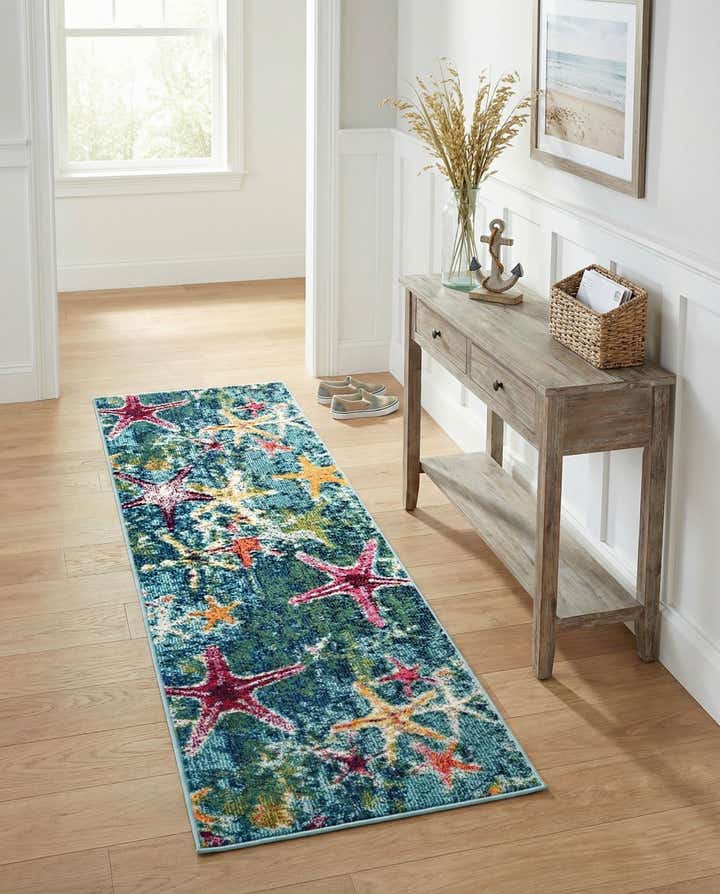 2' x 6' Washable Amalfi Runner Rug