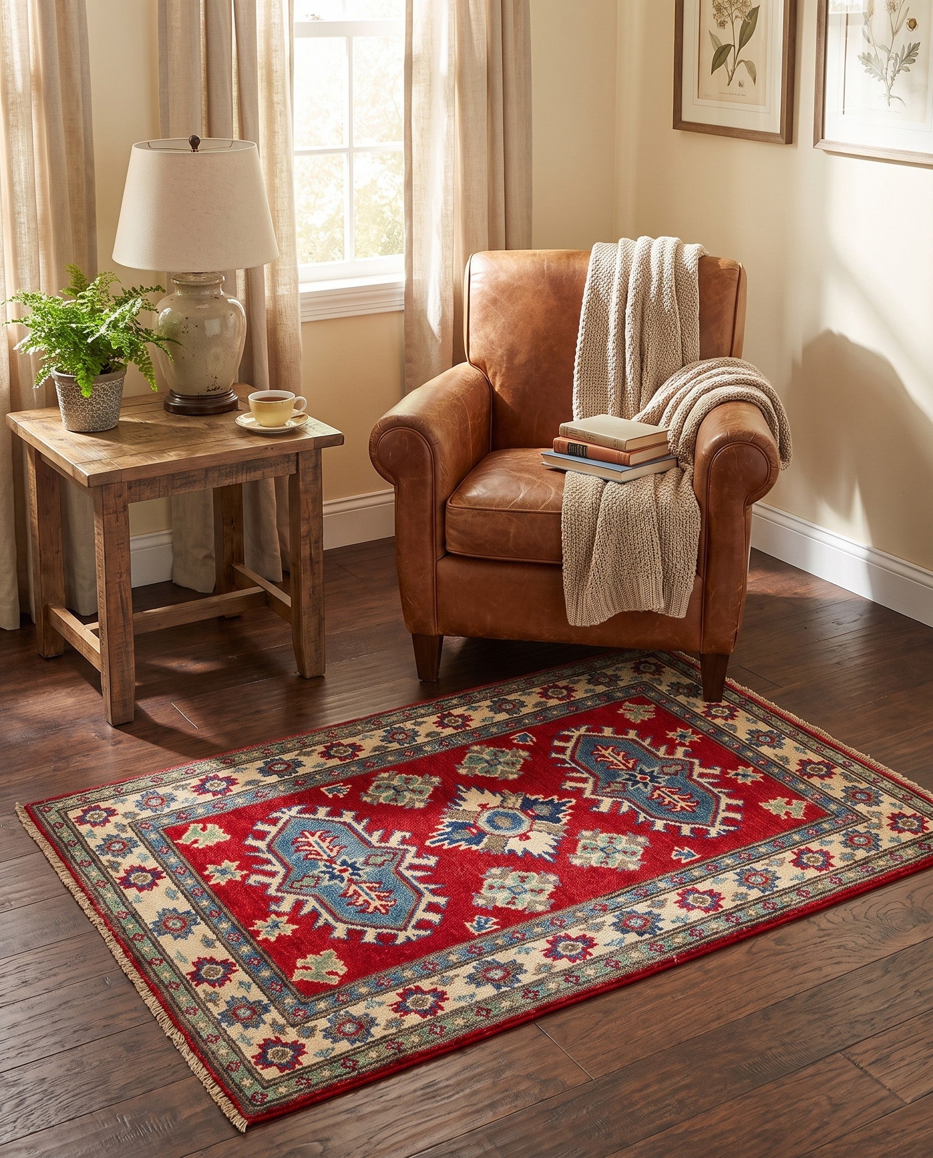 2' 1 x 3' 1 Hand Knotted Kazak Rug