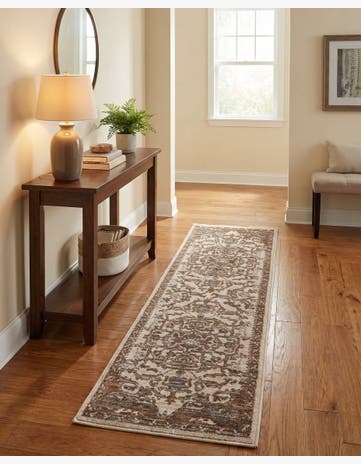 Ivory Grand Tradition Runner Rug