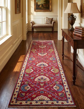 2' 8 x 8' 7 Hand Knotted Kazak Runner Rug