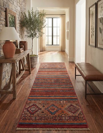 2' 6 x 8' 6 Hand Knotted Kazak Runner Rug