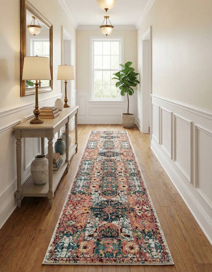 Detail image of 2' 6 x 16' 5 Charleston Runner Rug