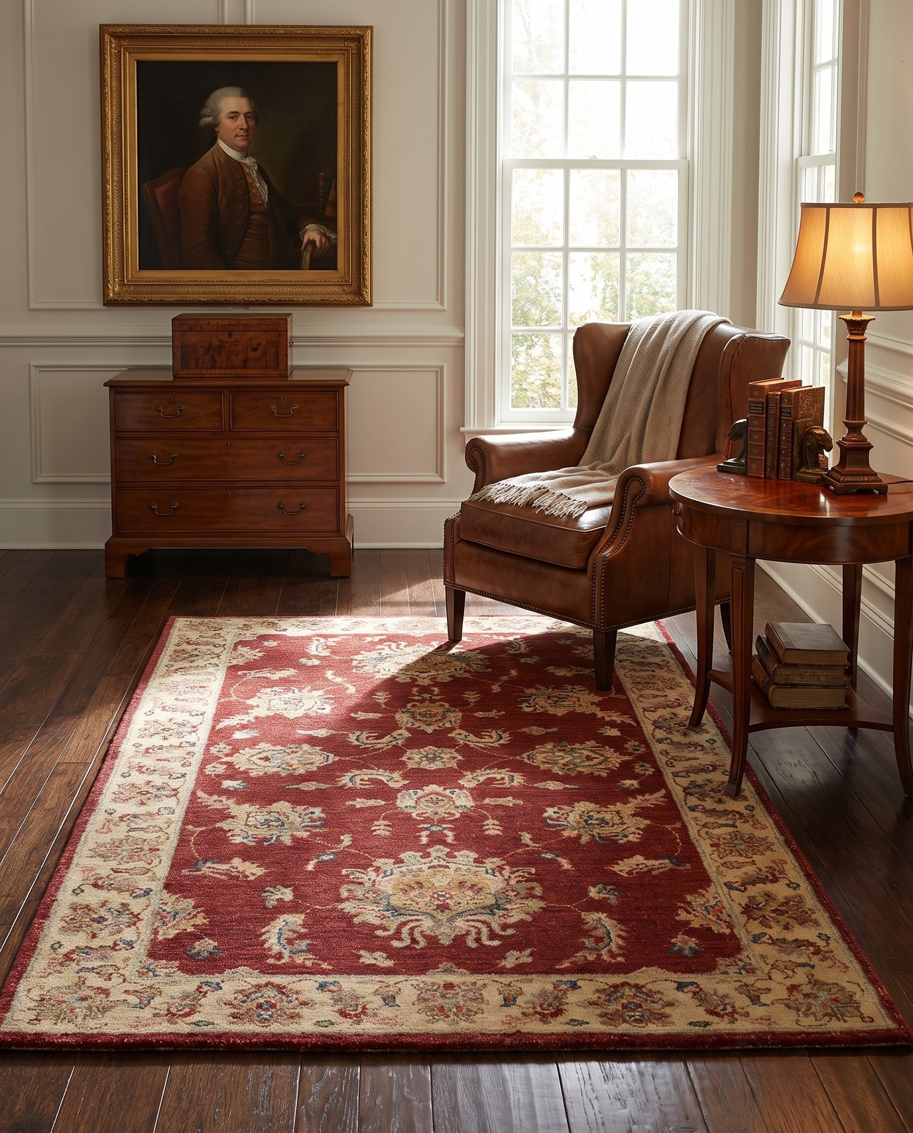 3' 1 x 5' Hand Knotted Ziegler Rug