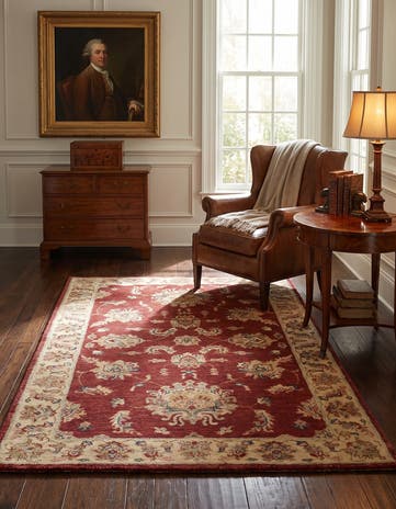 3' 1 x 5' Hand Knotted Ziegler Rug