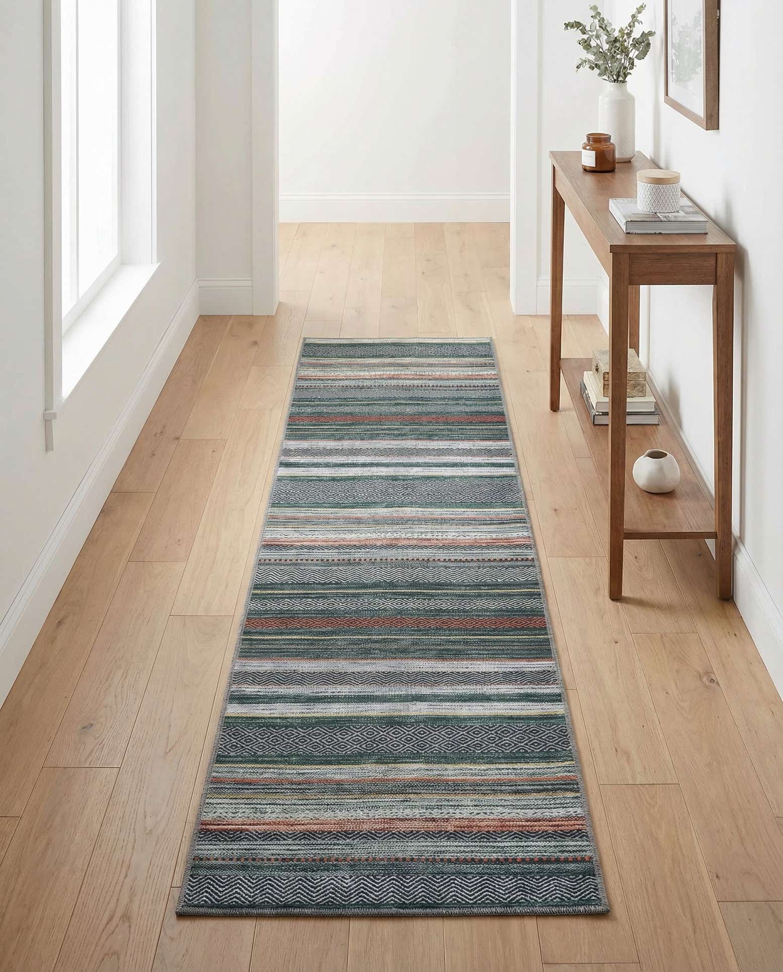 2' x 8' Washable Yara Runner Rug