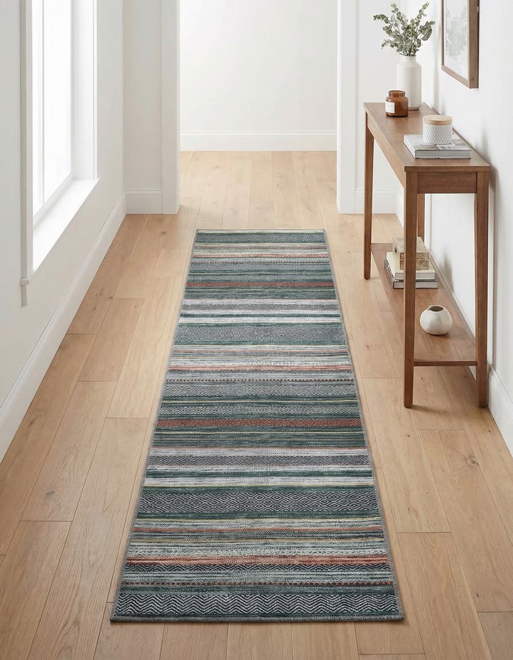 2' x 8' Washable Yara Runner Rug