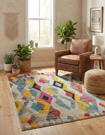 3' 3 x 5' 3 Washable Santa Fe Rug