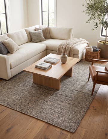 8' x 9' 10 Hand Knotted Moroccan Wool Rug