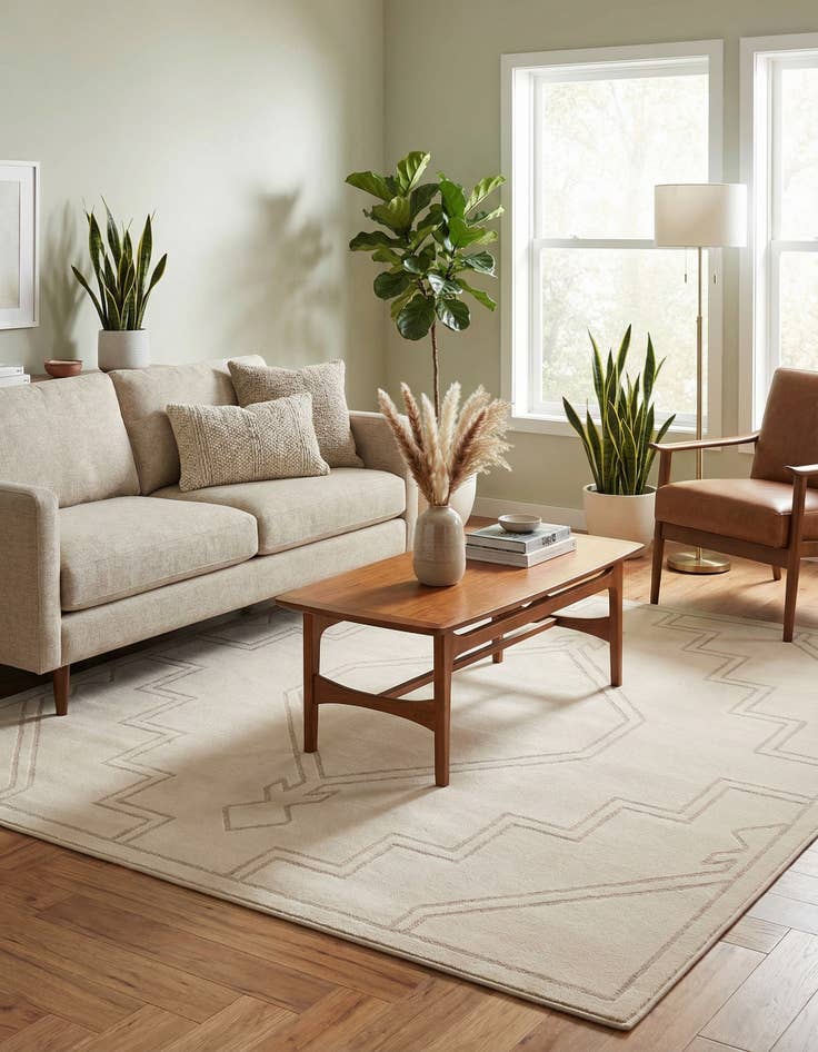 Detail image of 8' x 8' Contour Square Rug