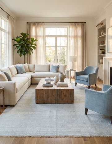8' 11 x 12' 4 Kamla Wool Rug