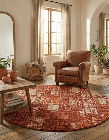 7' 10 x 7' 10 Equinox Round Rug