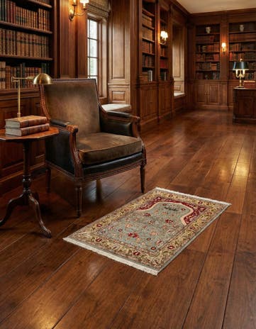 2' x 3' 2 Hereke Silk Rug