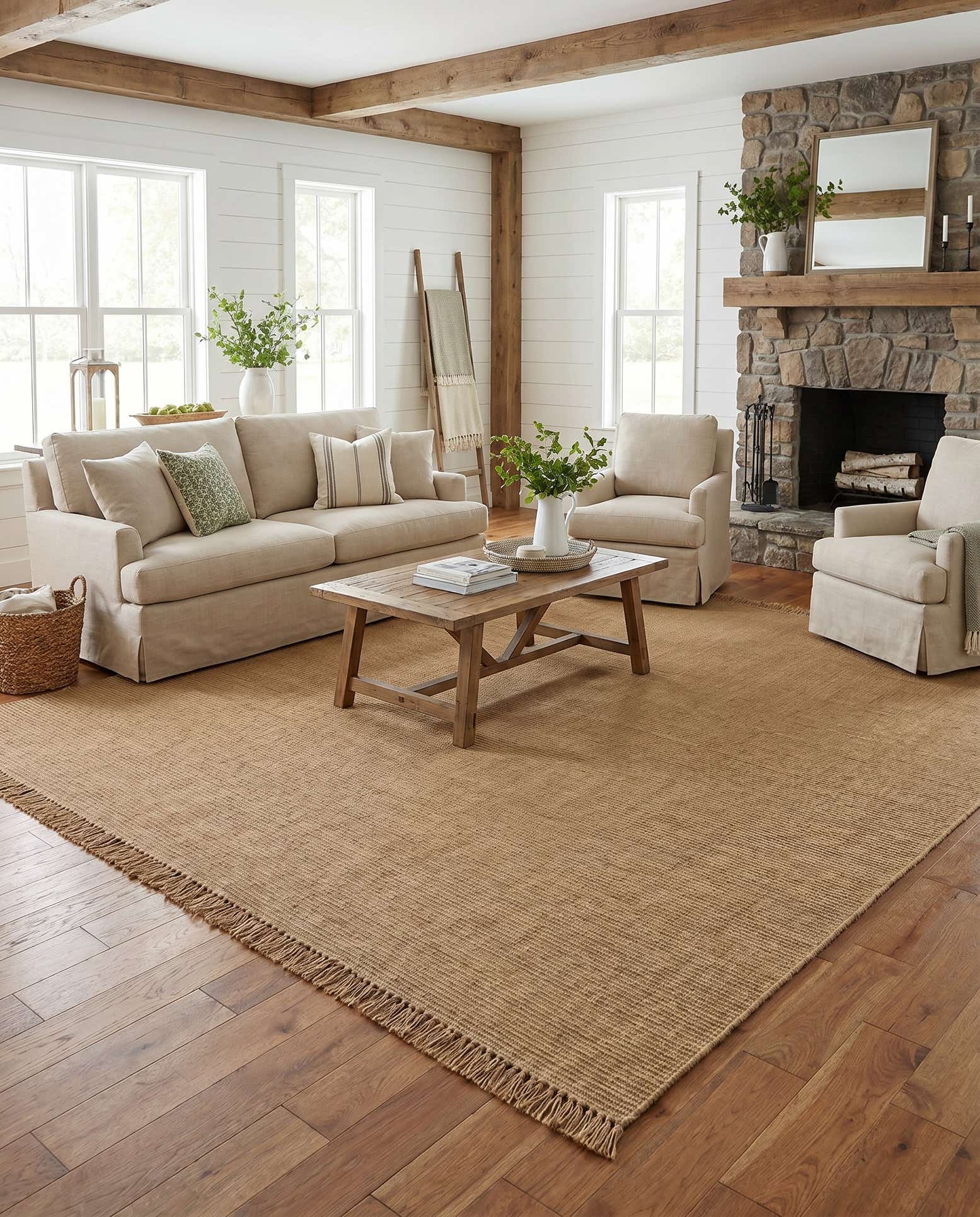 10' 6 x 10' 6 Cottage Farm Square Rug