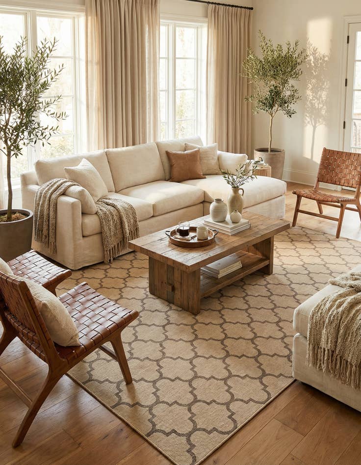 Detail image of  12' 2 x 12' 2 Dunes Square Rug