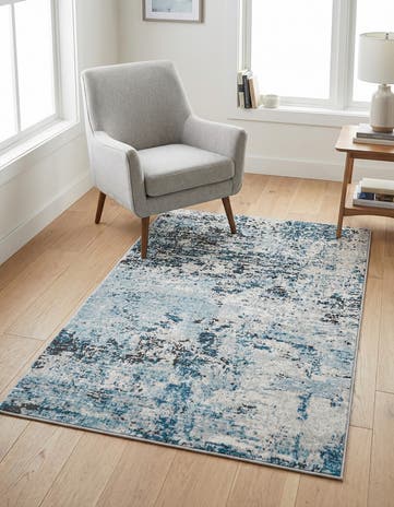 Blue Leipzig Rug