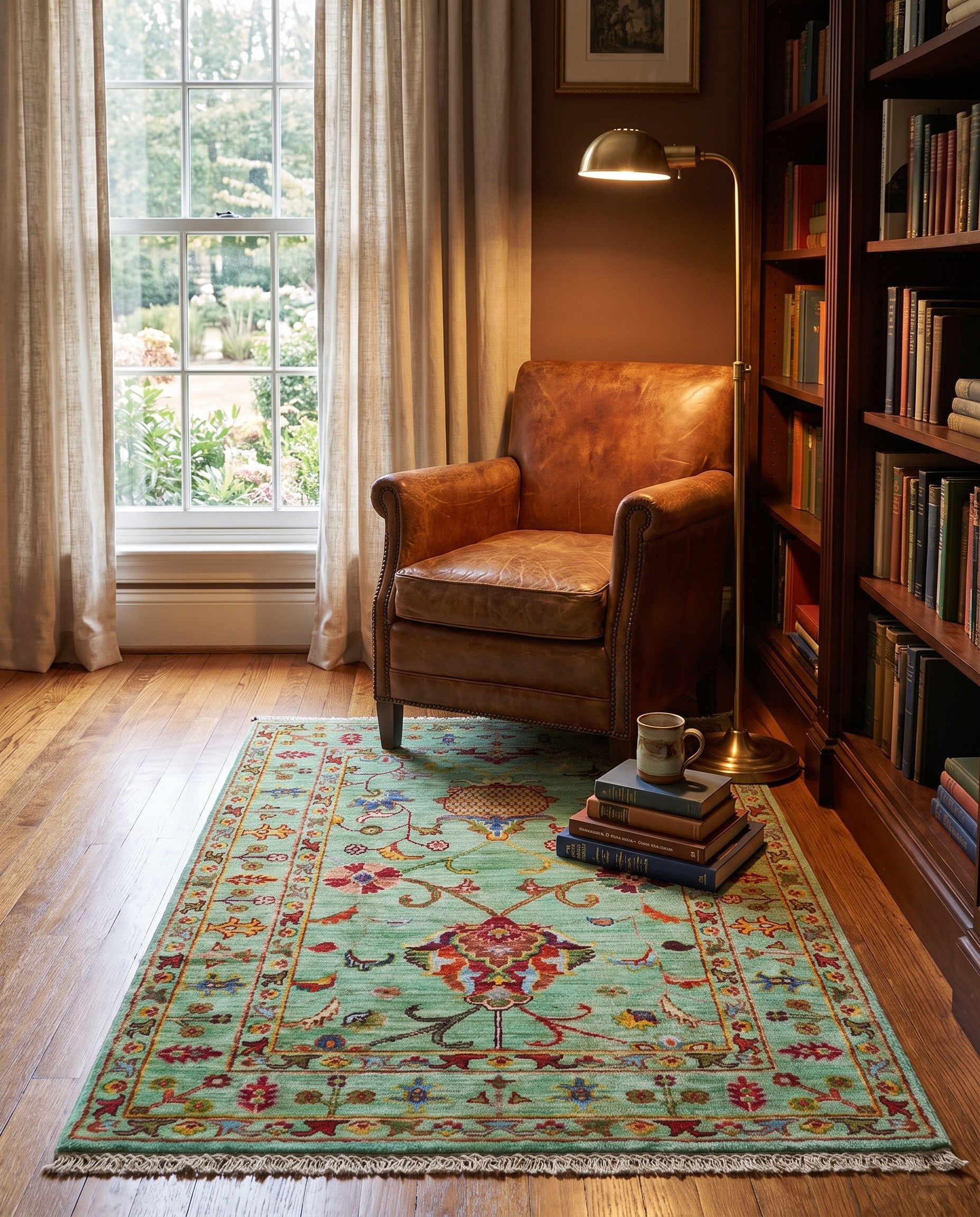 2' 8 x 4' 1 Hand Knotted Ariana Ziegler Rug