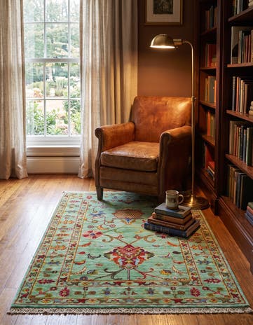 2' 8 x 4' 1 Hand Knotted Ariana Ziegler Rug