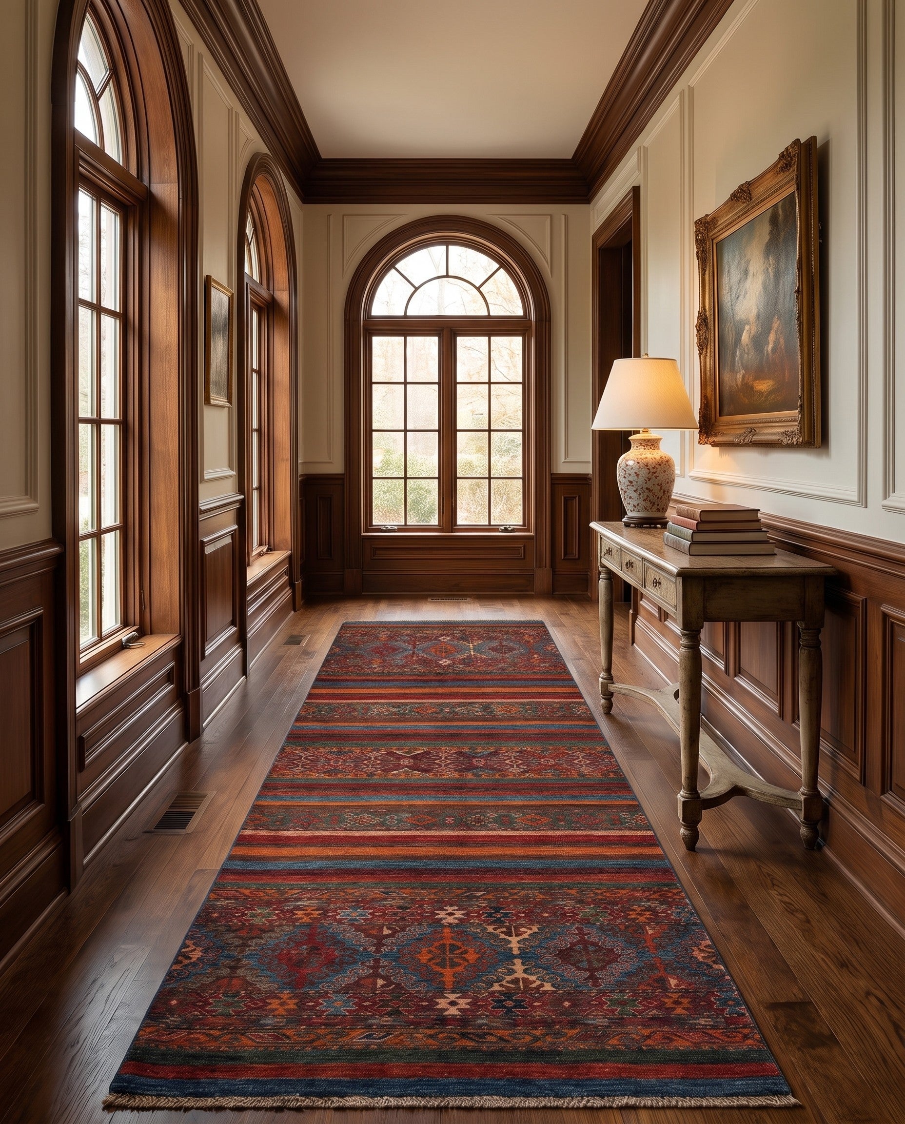 2' 10 x 8' 4 Hand Knotted Kazak Runner Rug