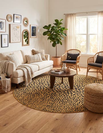 7' 10 x 7' 10 Kamala Washable Round Rug