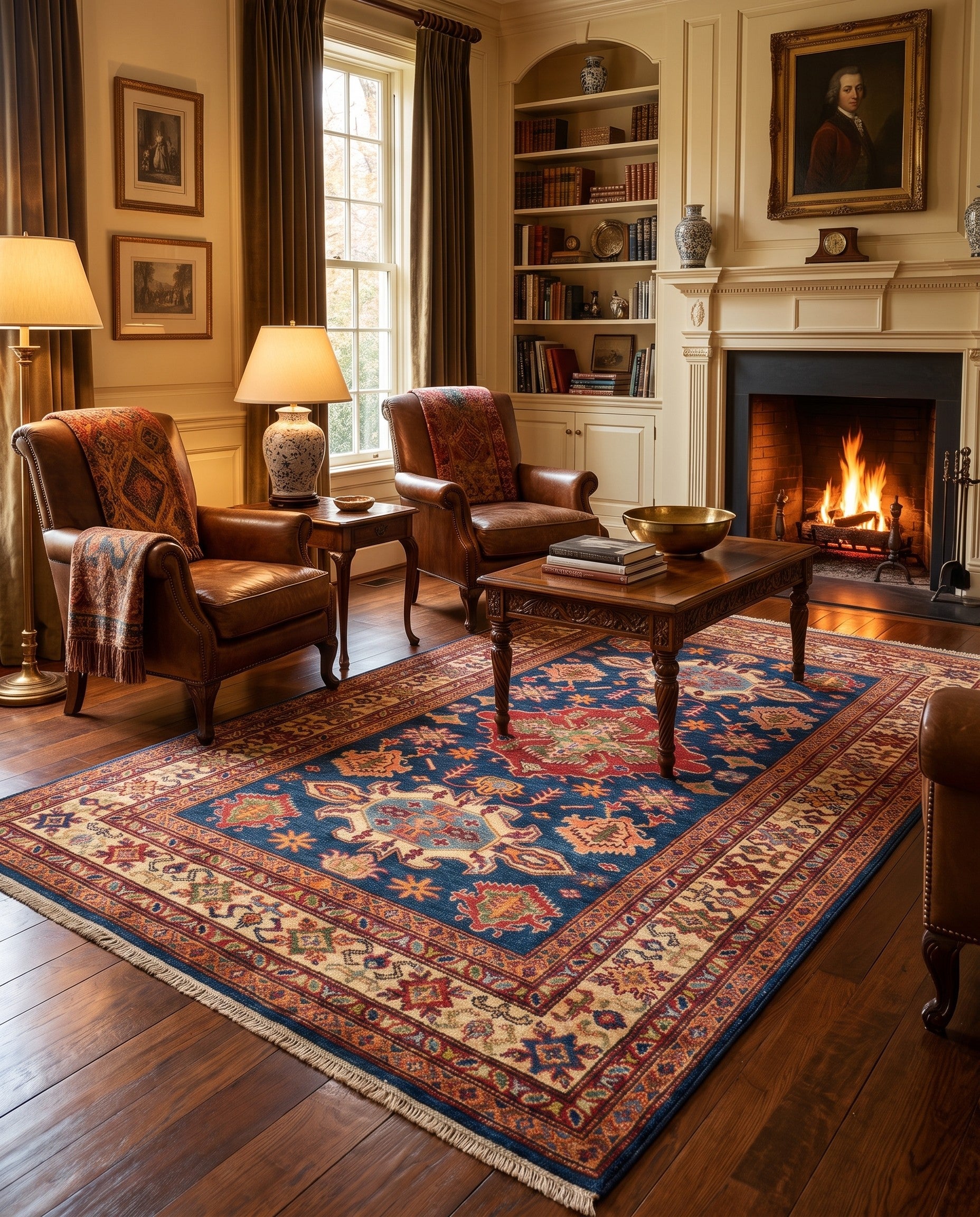 4' x 6' Hand Knotted Kazak Rug