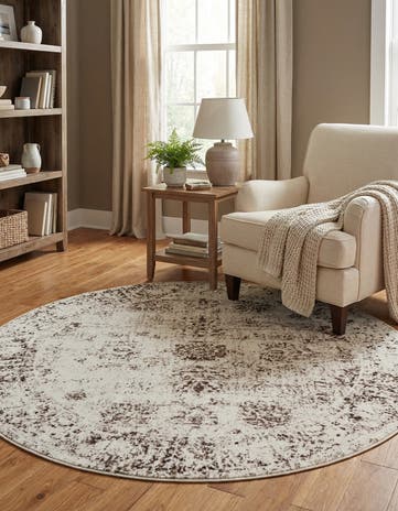 7' x 7' Monte Carlo Round Rug