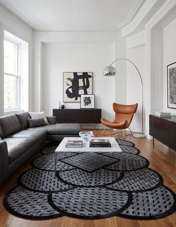 5' 1 x 8' 1 Cowhide - Patchwork Rug
