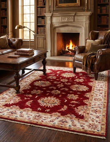 4' 1 x 6' Hand Knotted Ariana Ziegler Rug