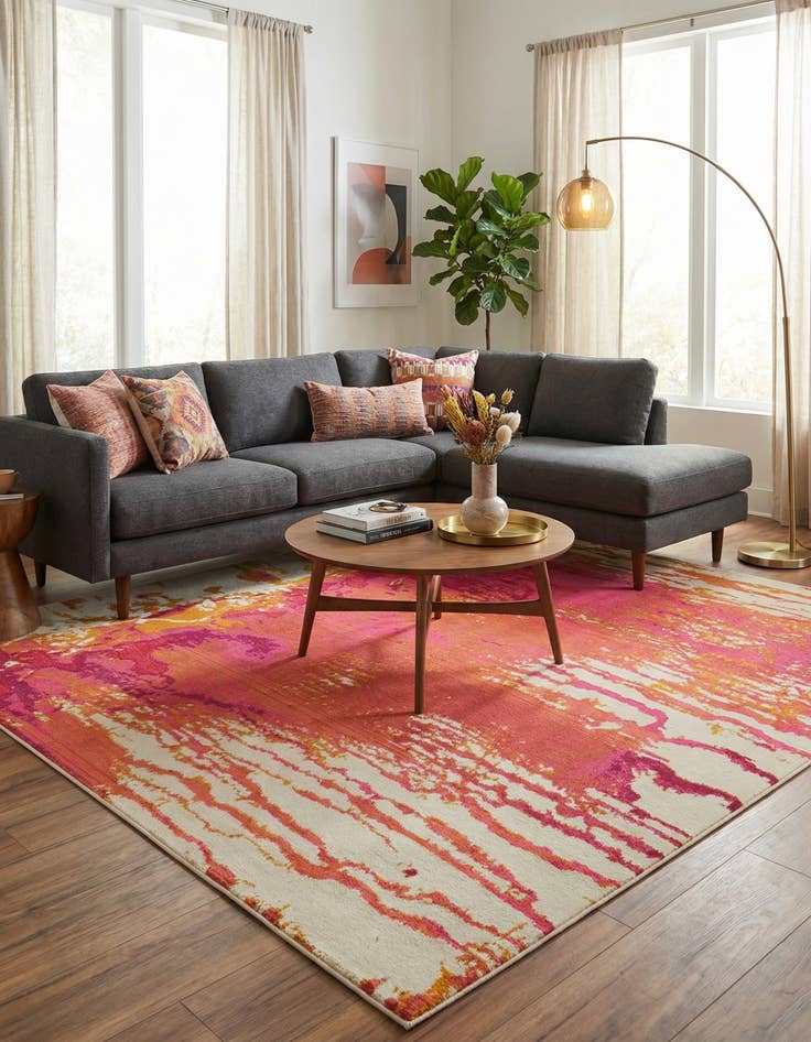 Detail image of 9' x 12'  Washable Casablanca Rug