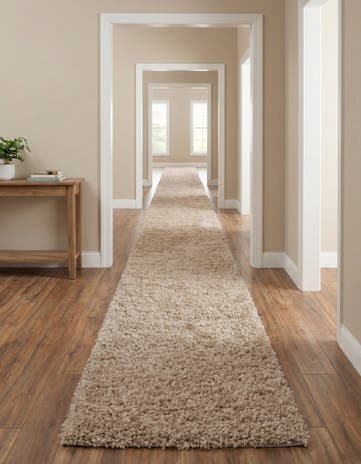 2' 7 x 20' Zermatt Shag Runner Rug