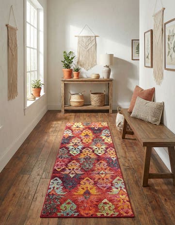 2' 2 x 6' 9 Washable Santa Fe Runner Rug