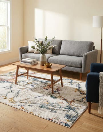 4' x 6' 3 Gemstone Rug