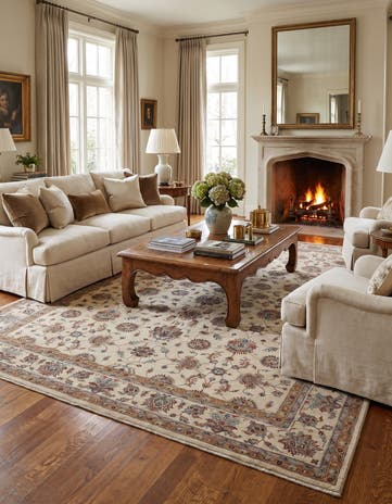 8' 3 x 11' 7 Hand Knotted Ziegler Rug