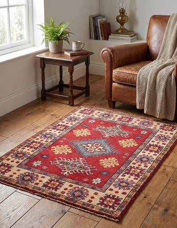 2' 10 x 3' 11 Hand Knotted Kazak Rug