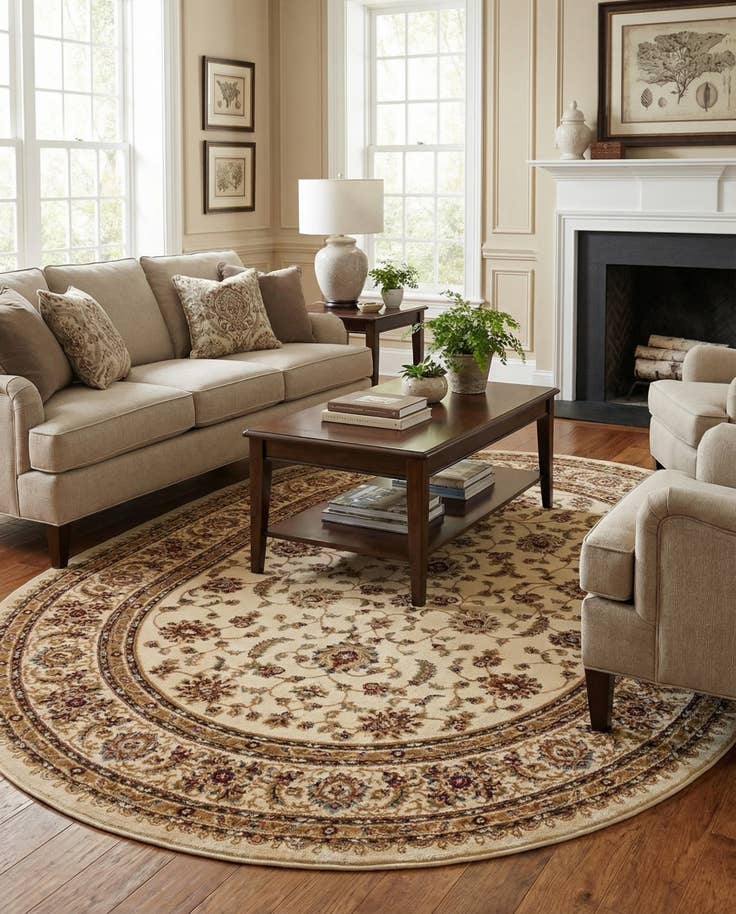 Detail image of 7' 10 x 10' Aditi Oval Rug