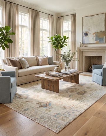 Oushak Wool Rug