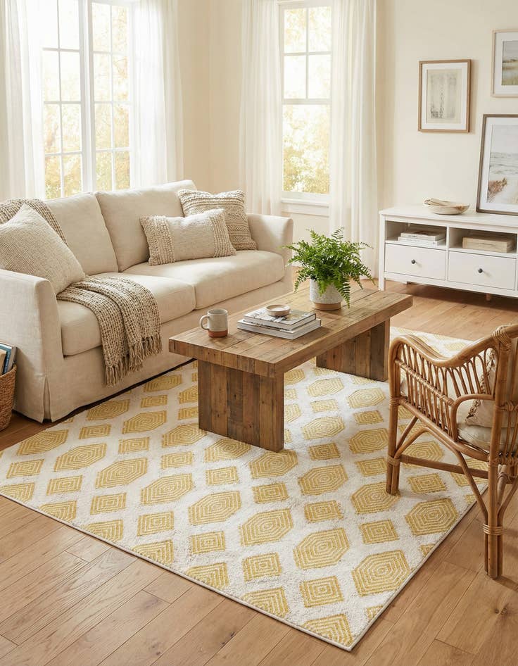 Detail image of 5' 3 x 8' Sabrina Soto Casa Havana Rug