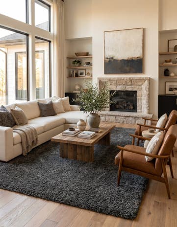 12' 2 x 15' Zermatt Shag Rug