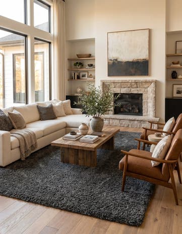 12' 2 x 15' Zermatt Shag Rug