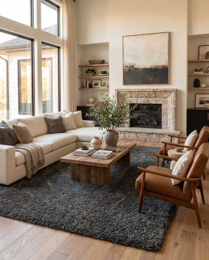 12' 2 x 15' Zermatt Shag Rug