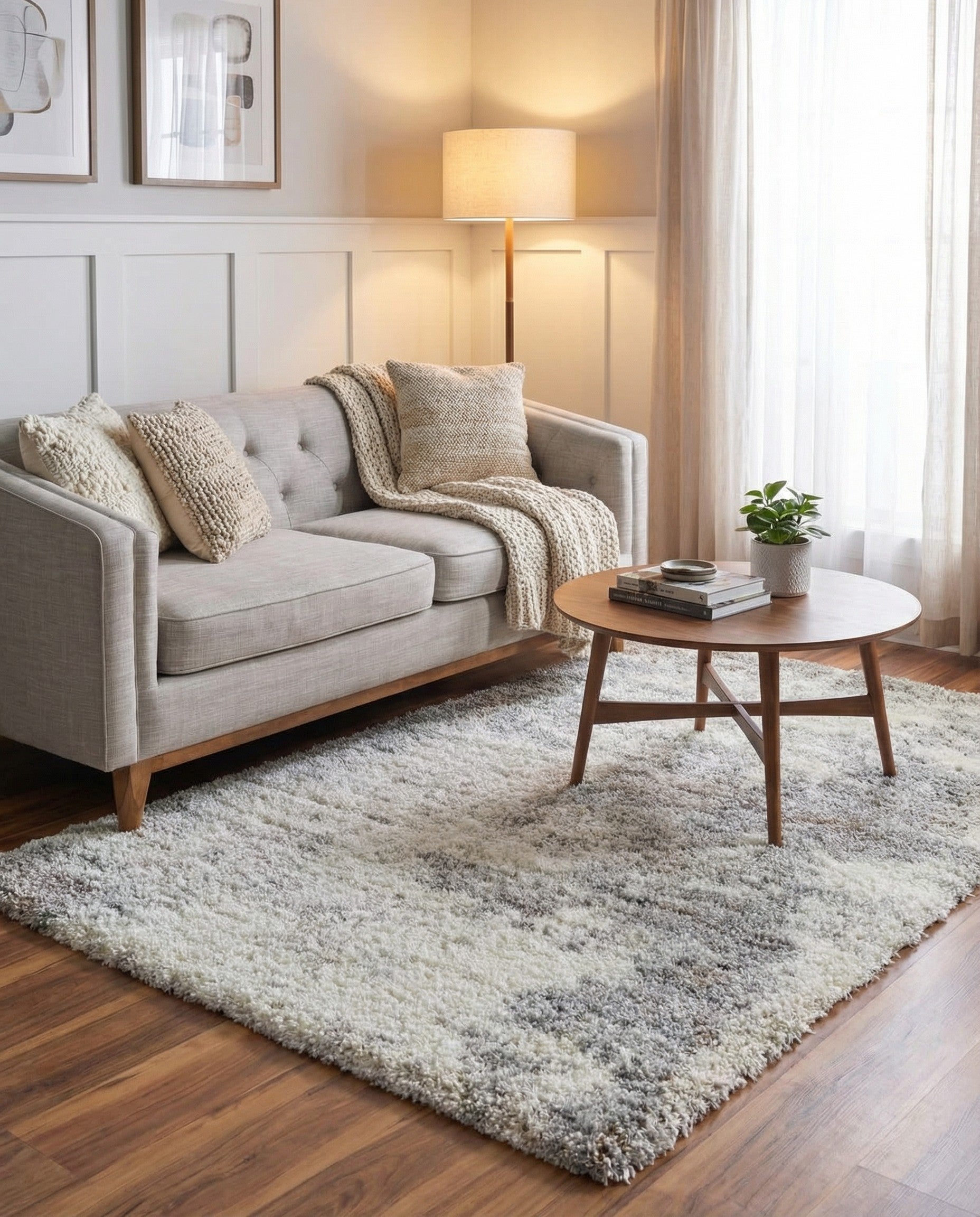 Primary image 4' x 6' Soft Touch Shag Rug