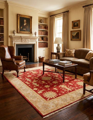 4' 11 x 6' 6 Kaizar Wool Rug