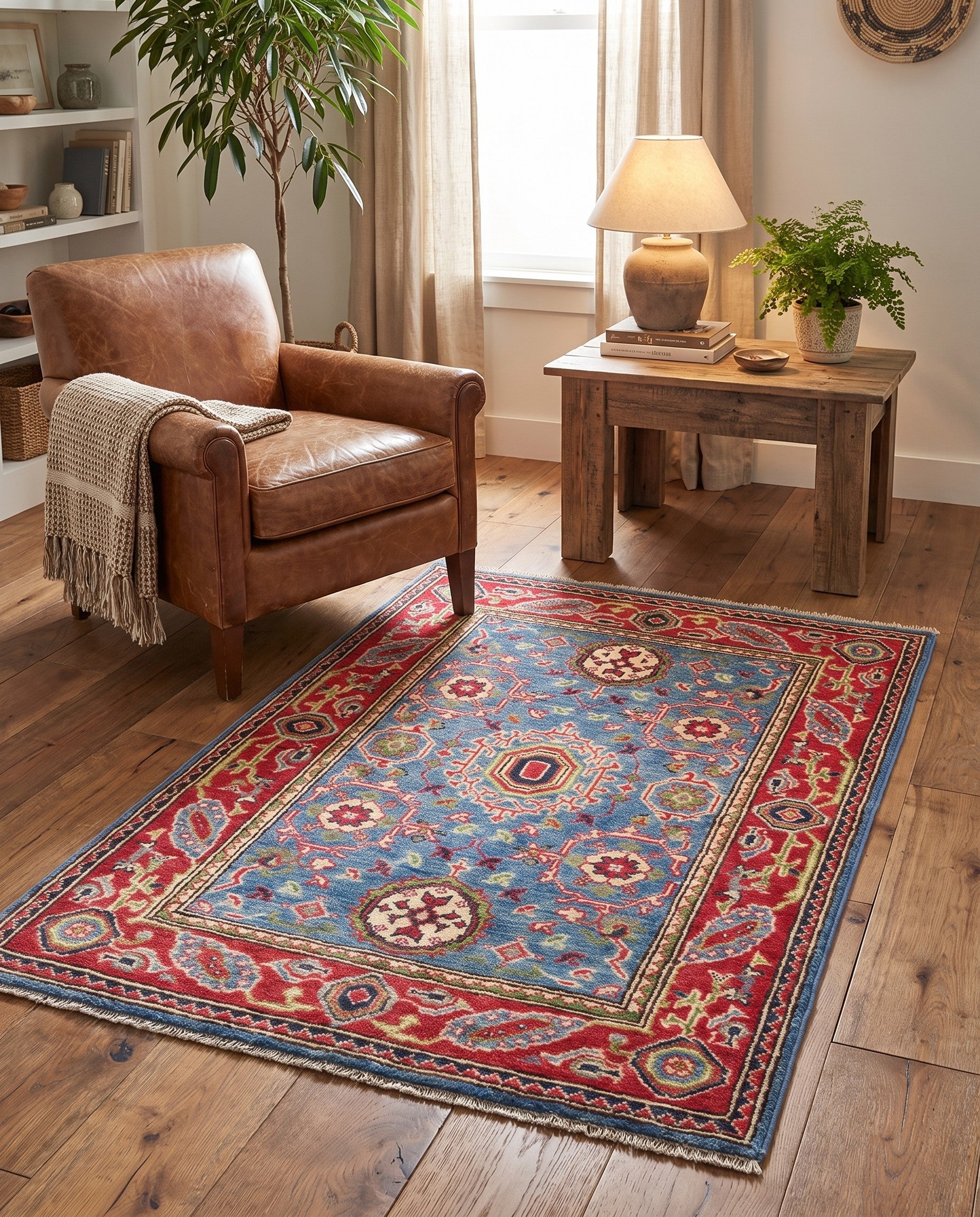 2' 8 x 4' 1 Hand Knotted Kazak Rug